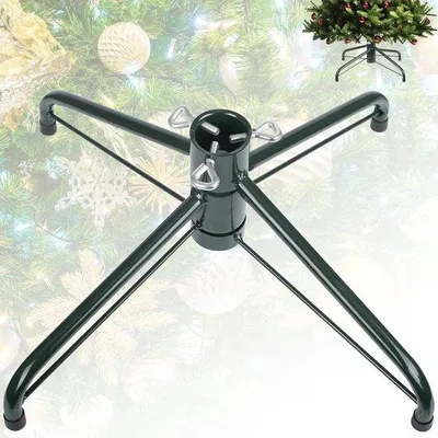 Produktbild von Metall Weihnachtsbaumständer klappbar 40 cm für Bäume bis 180 cm Höhe