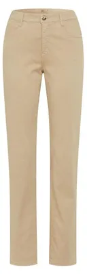 Productafbeelding van BRAX dames jeans, model Carola, kleur blauw, "Blue Planet" lijn (duurzaam), vijf zakken, beige, maat 36W / 30