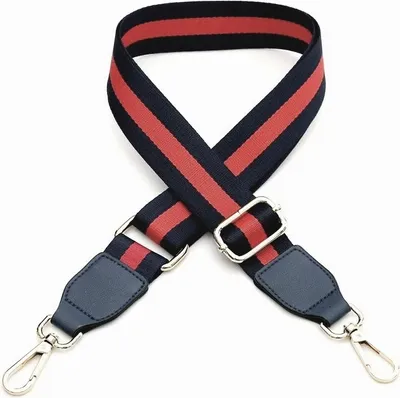 Image de Sangle pour sac à main - Réglable - Port élégant - Robuste - Accents dorés - Durable - Large