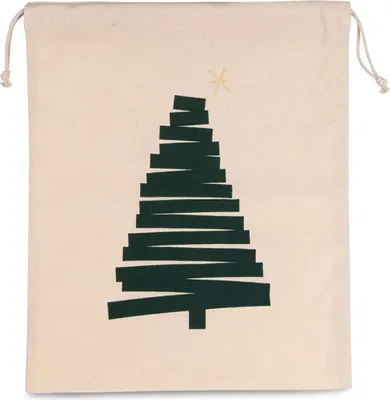 Produktbild von Kimood Baumwollbeutel Kordelzug Stoffsack Baumwollsäckchen Beutel, Größe:U, Farbe:Natural