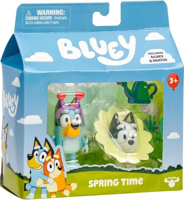 Produktbild von BLUEY Set mit Figuren - Frühlingstag