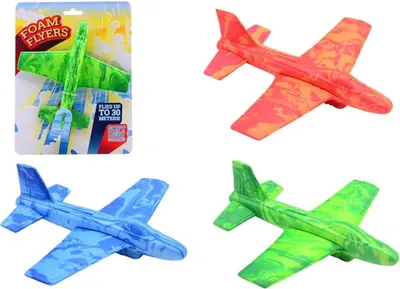 Produktbild von Johntoy Schaumstoffflugzeug auf Karte
