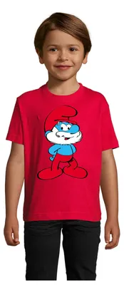 Produktbild von PapaSchlumpf Kinder T-Shirt Print Comicmotiv Shirt