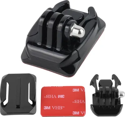 Immagine prodotto di Attacco per casco, attacco a sgancio rapido, adesivo per videocamere GoPro DJI SJCAM