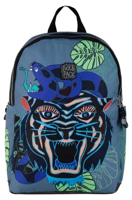 Produktbild von Pick & Pack Dangerous Cat Backpack M Jeans blue -