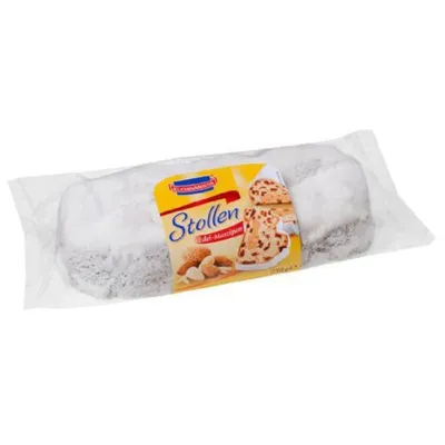 Zdjęcie produktu dla KuchenMeister Ciasteczka świąteczne Stollen z delikatnym nadzieniem marcepanowym 750g
