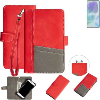 Produktbild von K-S-Trade Handy Schutzhülle für Samsung Galaxy M55s 5G Hülle Portemonnee Brieftasche Klapphülle Kartenfächer Flip Wallet Case Etui