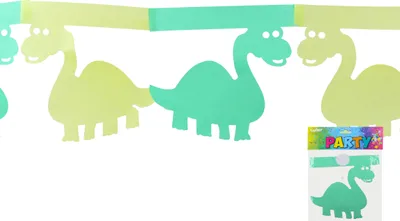 Image de Guirlande verte 3 m - Dinosaure
