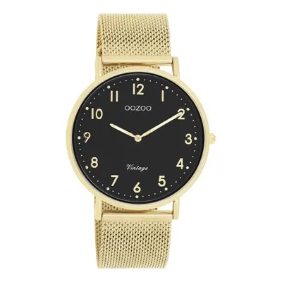 Image de Montre Oozoo or métal Vintage Series Femme-Homme Montre à quartz analogique UOC20344