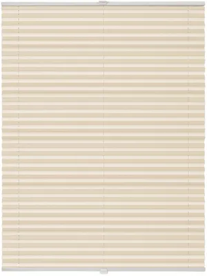 Produktbild von Plissee Klemmfix verspannt ohne Bohren Premium Farbe: Hellapricot, Größe: 80x210 cm