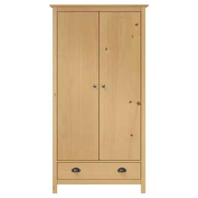 Image de vidaXL Armoire avec 2 portes Hill 89x50x170 cm Pin massif