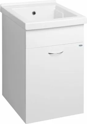 Produktbild von Aqualine Ausgussbecken Unterschrank 43x70x49,6cm, Weiß