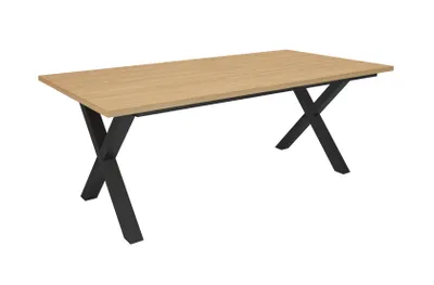 Image de TETRIX Table à manger, 194x90x74cm, Pour 10 personnes, Meubles de Salon, Chêne soft