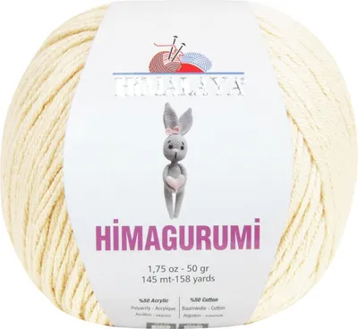 Zdjęcie produktu dla Himalaya Himagurumi 30108 Cream Yellow Przędza dziewiarska