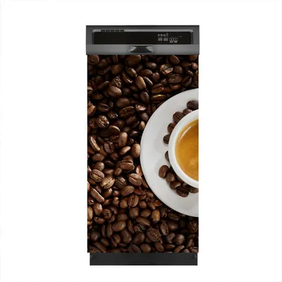 Produktbild von Aufkleber sticker 45x80 cm Dekorative folie Spülmaschine - Kaffee Bohne Espresso