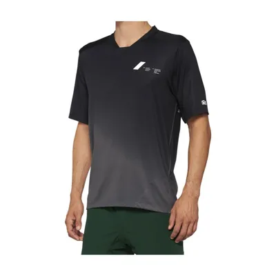 Produktbild von 100% SPEEDLAB Kurzarm Fahrradtrikot - CELIUM - Schwarz/Grau L