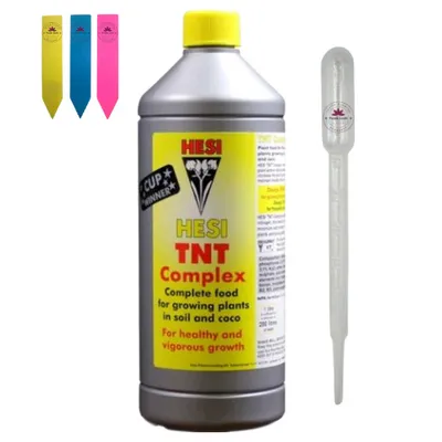 Obrázok produktu pre Hesi T.N.T Complex 500 ml vrátane dávkovacej pipety a 3 štítkov na rastliny