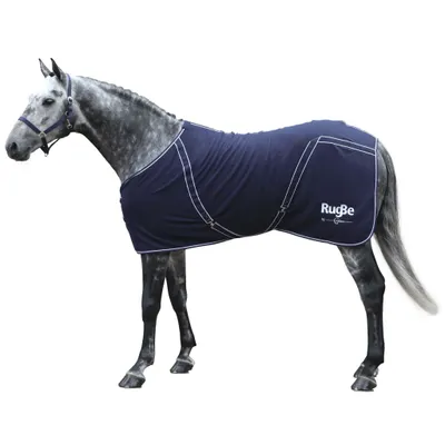 Produktbild von Covalliero Fleece-Pferdedecke RugBe Classic 125 cm Marineblau