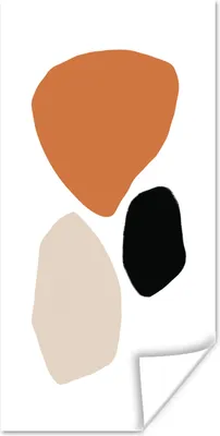 Produktbild von MuchoWow® Poster Abstrakt - Minimalismus - Design 60x120 cm - Wandschmuck