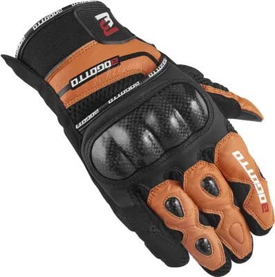 Produktbild von Bogotto Flint Motorradhandschuhe, schwarz/orange, S