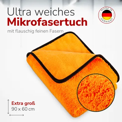 Productafbeelding van ALCLEAR 9520 XXL Autodouche, microvezel, 90x60 cm, zeer absorberend, 1 stuk