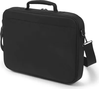 Produktbild von Dicota Laptoptasche Eco Multi BASE, schwarz, 15 - 17,3 Zoll, 300D rPET Polyester, gepolstertes Notebookfach, Metalldrahtrahmen