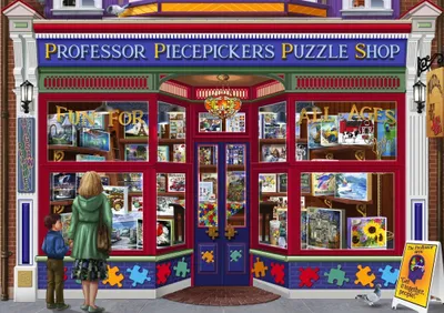 Zdjęcie produktu dla BLUEBIRD Puzzle Professor Puzzle Shop 1500 Teile