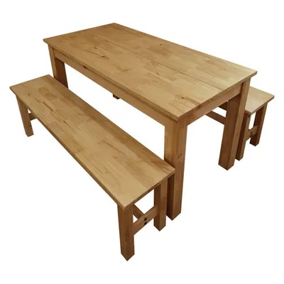 Immagine prodotto di Tavolo 140x70 + 2 panche  2 cera