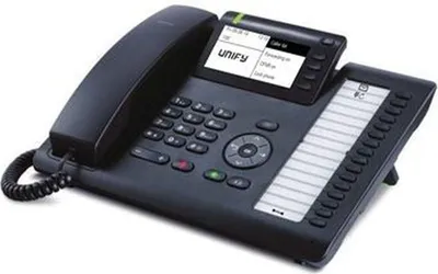 Obrázok produktu pre Unify OpenScape DeskPhone CP400T, IP telefón, Čierna, Káblový handset, Stôl, TFT, 9,4 cm (3.7")