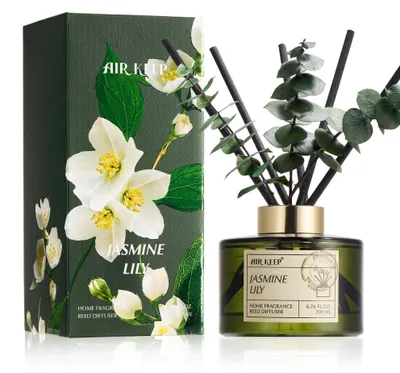 Duftstäbchen 200 ml Jasmin Lilie – Raumduft bis 90 Tage