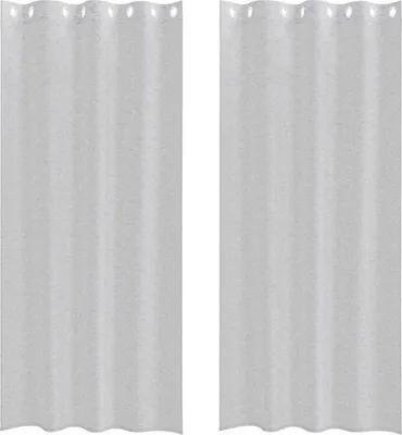 Obrázok produktu pre vidaXL Záclony, 2 kusy, svetlosivá, 225 x 140 cm, polyester