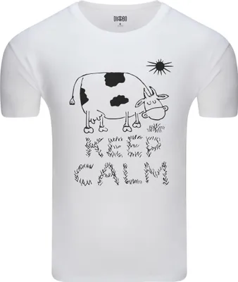 Obrázek produktu pro Diarbo Pánské tričko s vtipným potiskem Keep Calm White Velikost M