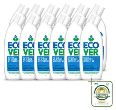 Produktbild von 12 x Ecover Toiletreiniger - Zeebries & Salie - 750 ml - Vorratspackung - 12 Stücke