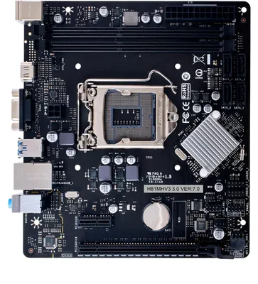 Zdjęcie produktu dla Biostar H81MHV3 3.0 H81, Intel, LGA 1150 (Socket H3), Intel® Celeron®, Intel® Core™ i3, Intel® Core™ i5, Intel® Core™ i7, Intel® Pentium®, DDR3-SDRAM, 16 GB, DIMM