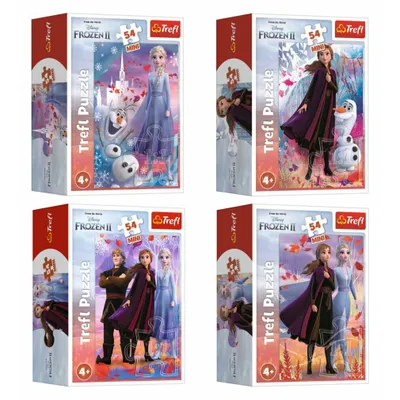 Immagine prodotto di CUBI PUZZLE 54 MINI Nel mondo di Anna ed Elsa - Frozen 2 54173