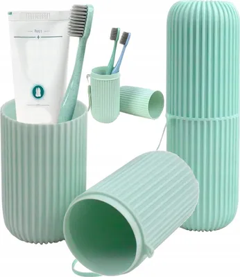 Produktbild von Zahnpflege-Etui - Unterwegs immer bestens ausgestattet - Platzsparend - Vielseitig - Robust - Optimale Mundhygiene - Innovatives Reiseaccessoire