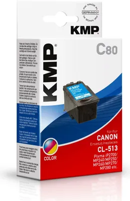 Productafbeelding van KMP 1512,4530 KMP C80 Tintenpatrone color kompatibel mit Canon CL-513