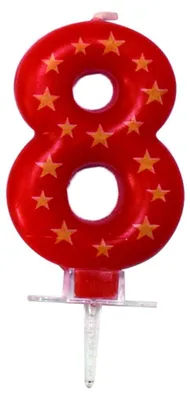 Produktbild von Kuchenkerze Ziffer 8