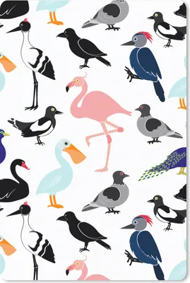 Produktbild von MuchoWow® Mauspad Mousepad Muster - Vogel - Flamingo 40x60 cm - Mousepads - Maus Mat - Pad - Mausunterlage - Schreibtisch Accesoire