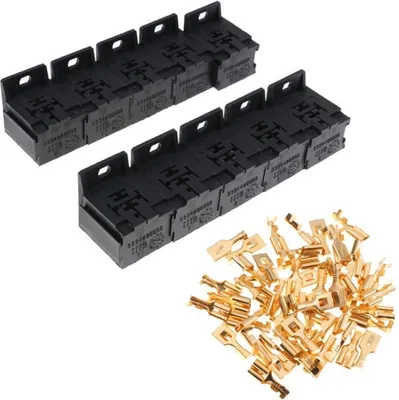 Immagine prodotto di 30A-80A Porta relè a 5 pin con terminali da 50 pezzi