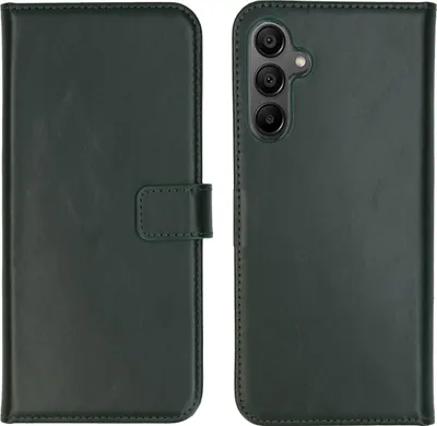 Zdjęcie produktu dla Selencia Etui z prawdziwej skóry dla Samsung Galaxy A15 (5G/4G) - Zielony