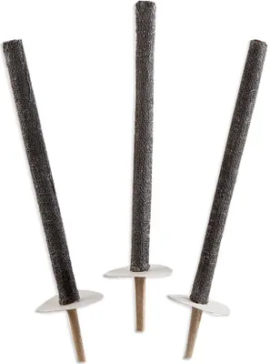 Produktbild von Wachstuchfackeln 3er-Set 50cm Partyfackel Stabfackel Wachsfackel Gartenfackel
