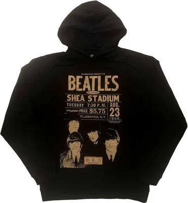 Produktbild von The Beatles - Mikina s kapucí "Shea '66" pro muže/dámy Uni RO4869 (S) (Black)