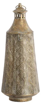 Obrázek produktu pro Light & Living malá lucerna SANYA hnědozlatá - Ø21x45 cm