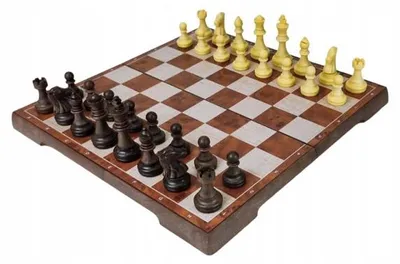 Produktbild von 2 in 1 Magnetisches Schach- und Holz-Dame-Spiel