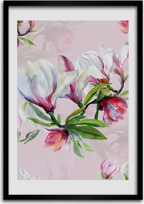 Produktbild von Bild - Bilderrahmen - Foto - 70 cm x 100 cm - MDF - Rahmen - Wandkunst - Magnolie