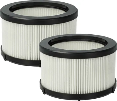Produktbild von vhbw 2x Staubsaugerfilter kompatibel mit Rowenta X-Force Flex 9.60 RH2037WO, RH2038WO, RH2039WO, RH2077WO Staubsauger - HEPA-Motorfilter Schwarz Weiß