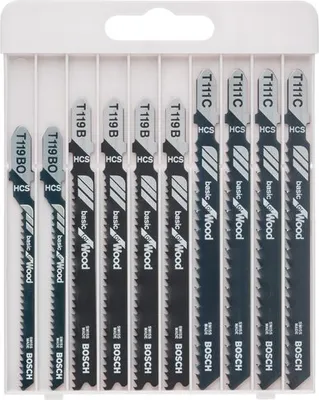 Produktbild von 10-tlg. Stichsägeblatt-Set Basic for Wood