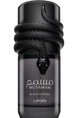 Produktbild von Lattafa Musamam Black Intense Eau de Parfum 100 ml Herren – Aromatisch Holzig Würziger Duft mit Lavendel, Tonkabohne & Patchouli – Langanhaltendes Parfum