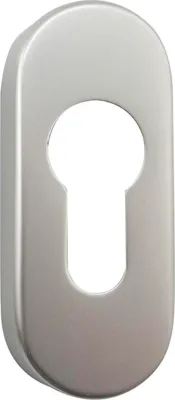 Produktbild von Zylinderrosette PZ, GEOS, 30 x 72 x 8mm, Alu silber eloxiert, 1 Stück | Zubehör Türbeschläge